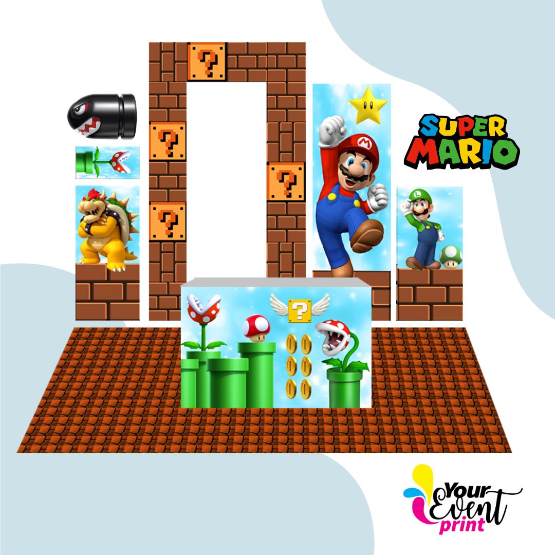 Mario Event Print Decoration