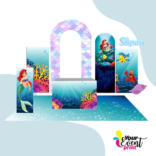 The Little Mermaid Event Print Decoration