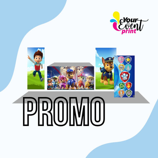 Promo Paw Patrol Event Print Decoration