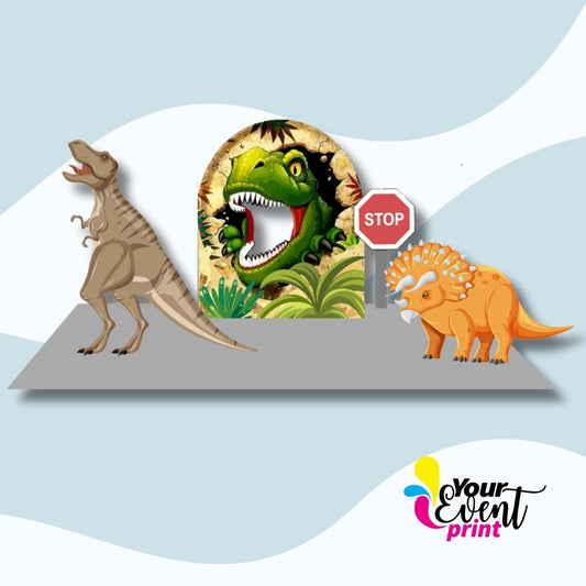 Promo Dinosaur Event Print Decoration