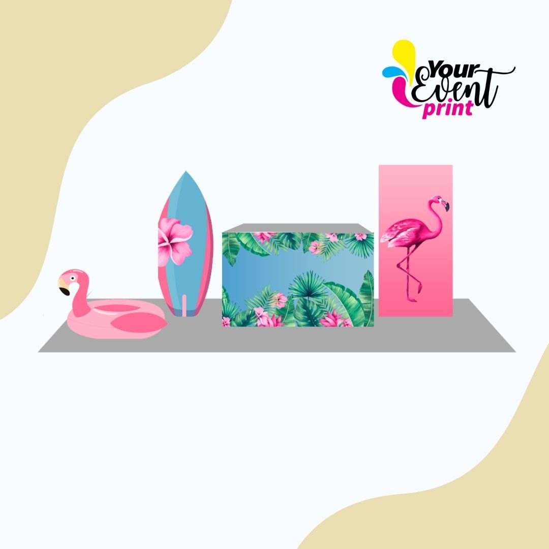 Promo Flamingo style Event Print Decoration